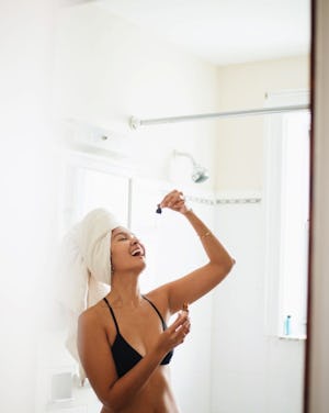 Woman taking CBD Oil | Cannaray CBD